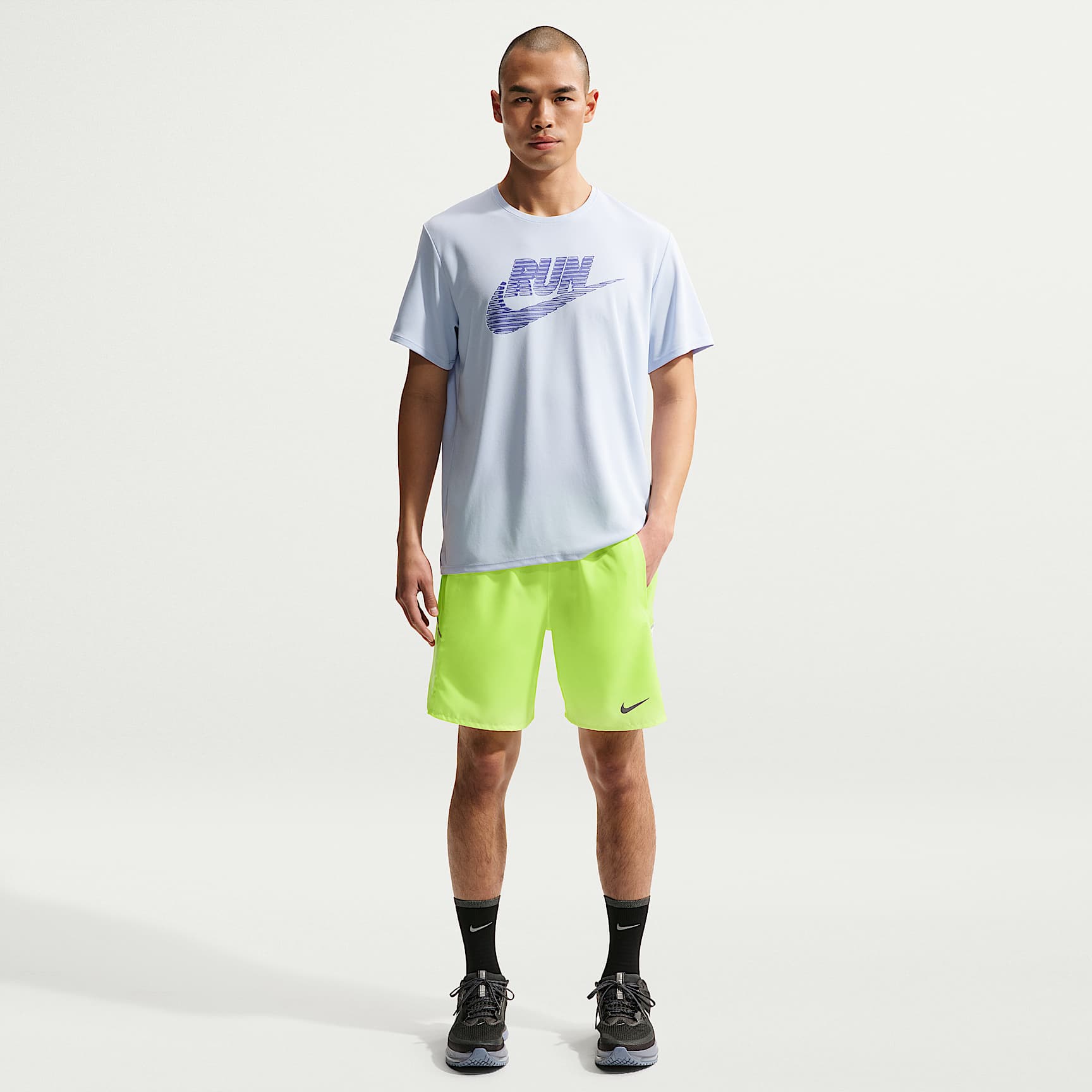 Nike Miler Men's Dri-FIT 18cm (approx.) Brief-Lined Running Shorts